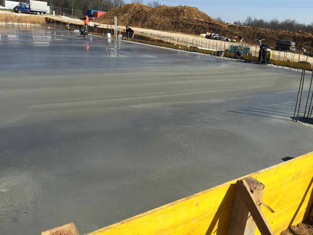 Wir bauen 8 Bodenplatte 1