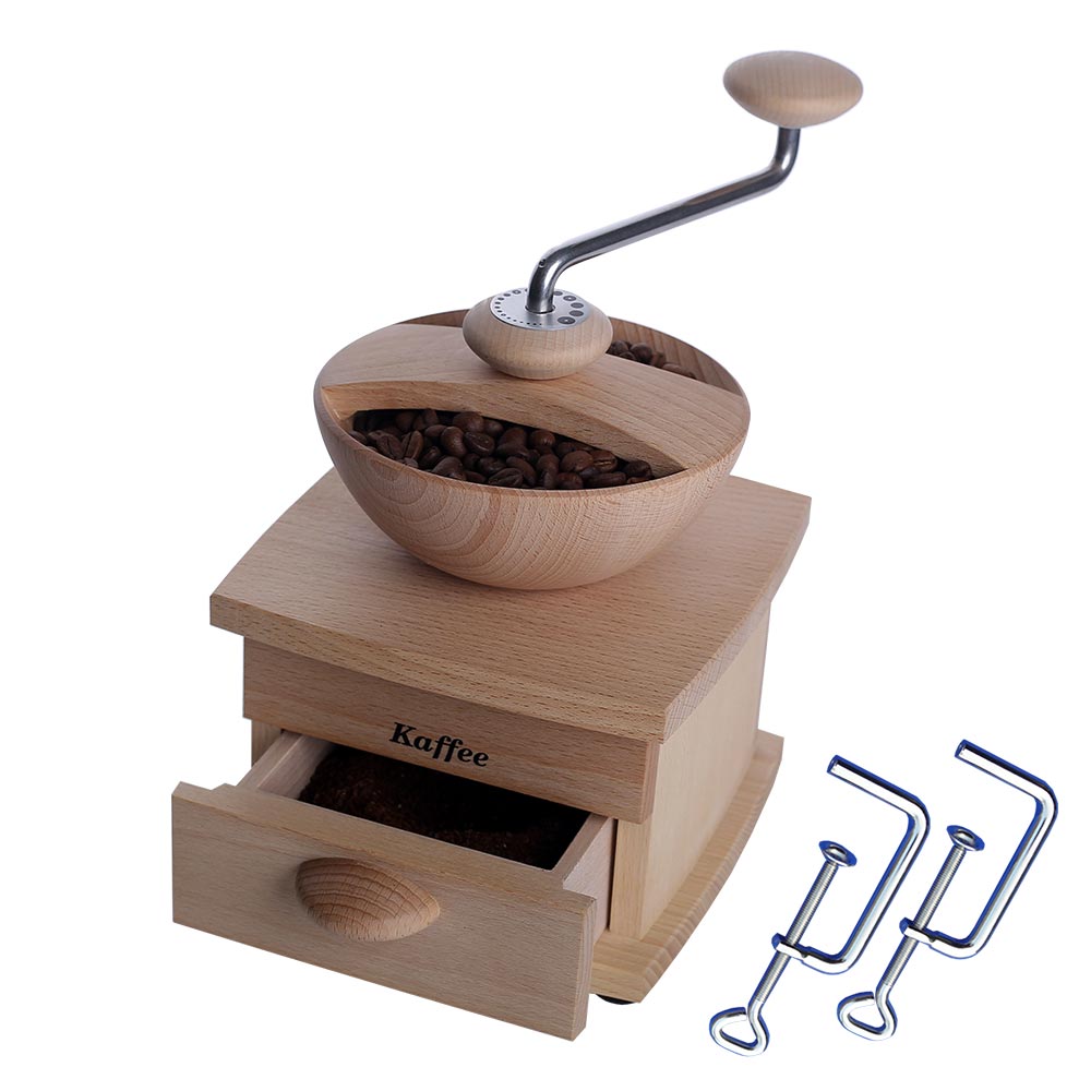 190159-Kornkraft-Mulino-Kaffeemuehle-Zwingen Kornkraft Mulino mit Kaffeemahlstein + 2 Zwingen