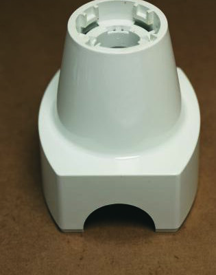 Gehäuserückseite (Motoranschl) Mess. Flockenv.