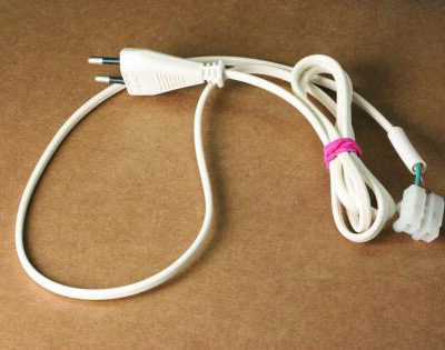 Anschlußleitung montiert