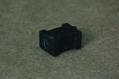 Kunststoffmutter schwarz