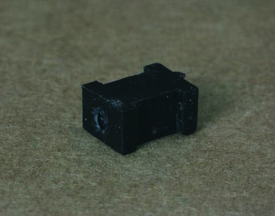 Kunststoffmutter schwarz