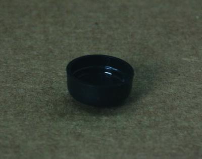 Kappe Kunststoff schwarz