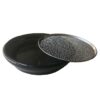 Eschenfelder Kressesieb, Keramik anthrazit 12 cm ø