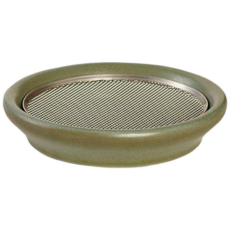 Eschenfelder-Kressesieb-12cm-Gruen-330487 Eschenfelder Kressesieb, Keramik grün, 12 cm ø