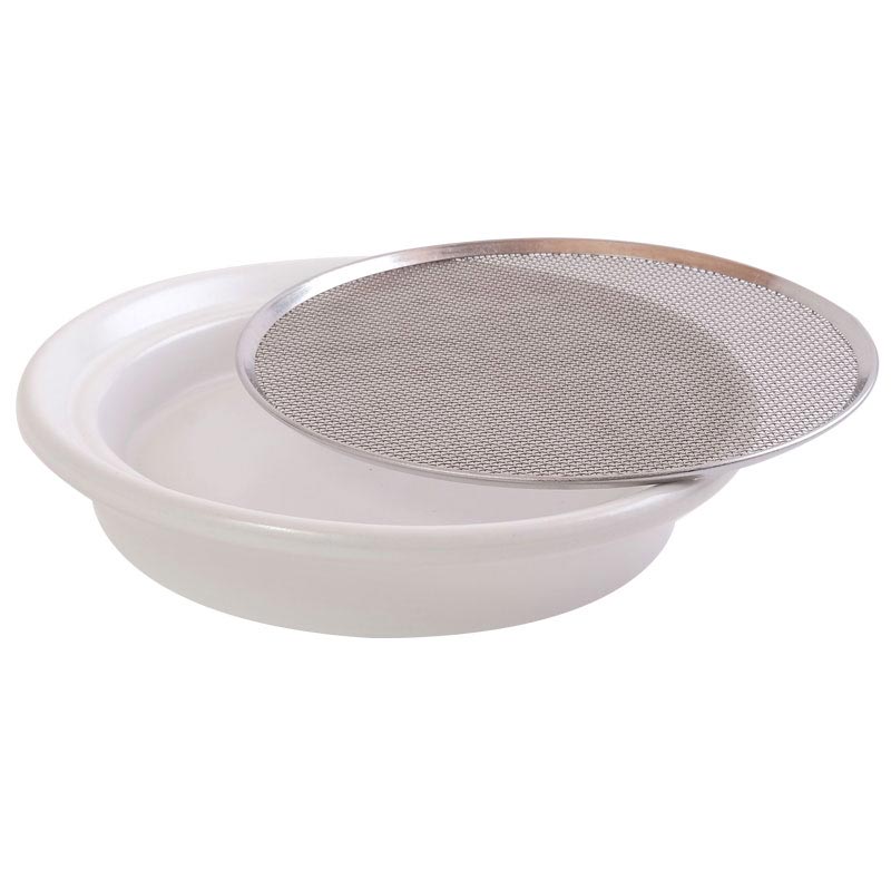 Eschenfelder Kressesieb, Keramik weiß, 16 cm ø