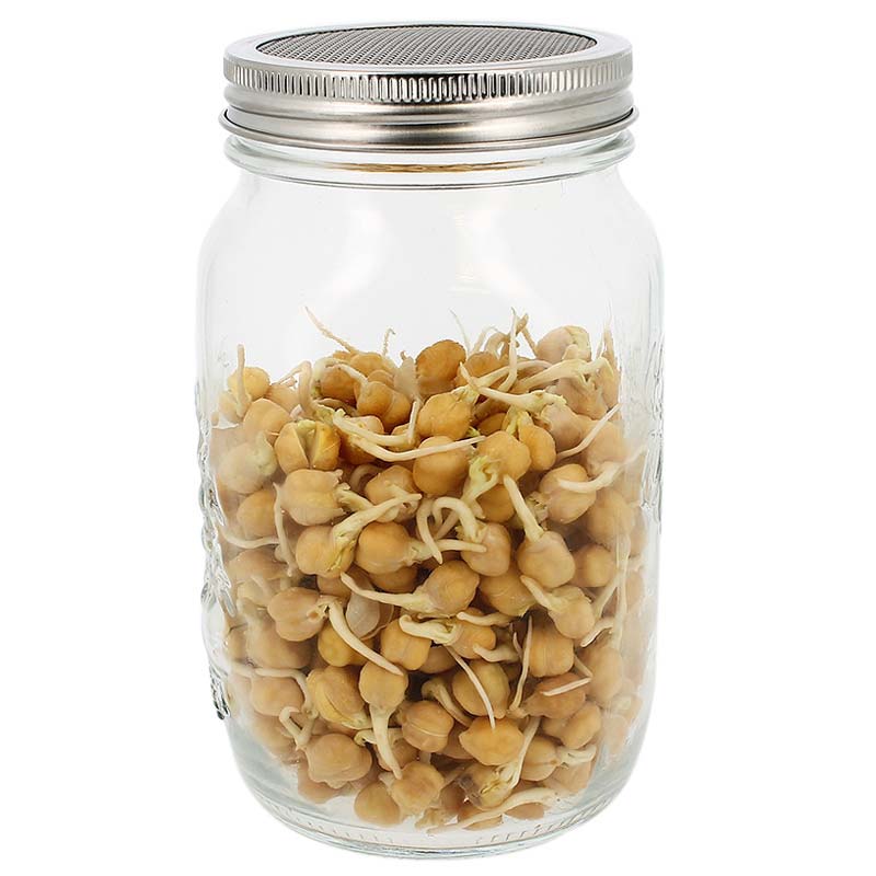 Eschenfelder-Sprossenglas-1000ml-Edelstahl-330411E Eschenfelder Sprossenglas 1000 ml, Edelstahlring