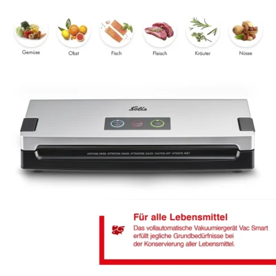 Alternative view of Solis Vakuumierer Vac Smart Typ 577, Edelstahl