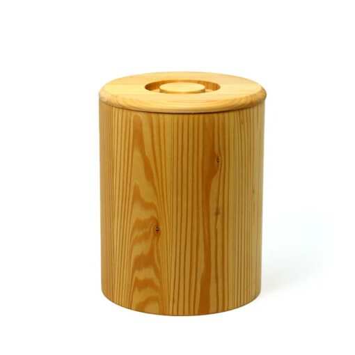 Holzdose aus Linde für 1,5 kg