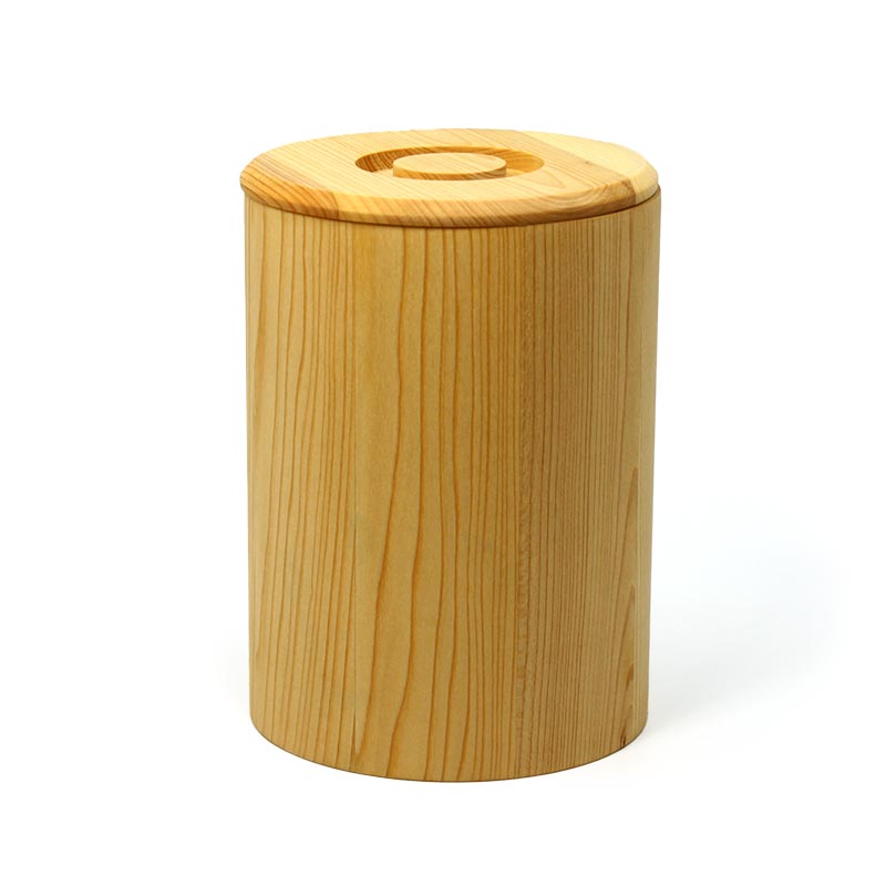 Holzdose aus Linde für 2 kg