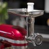 Universalwolfvorsatz-Edelstahl-KitchenAid-4-465500 Universalwolf-Vorsatz Gr. 5 für KitchenAid aus Edelstahl