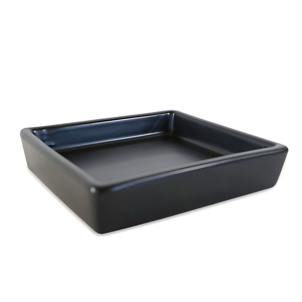 Eschenfelder Drip Tray Stoneware Anthracite for 1 Sprouting Glass