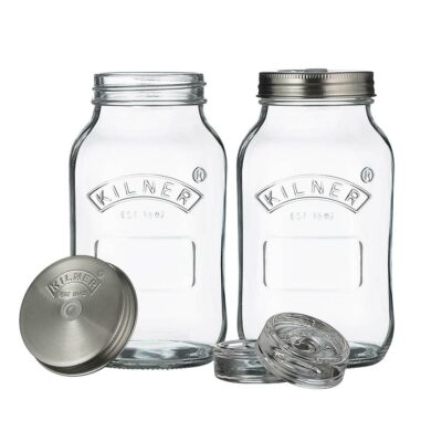 Kilner Fermentier Set, 2 Gläser à 1 Liter