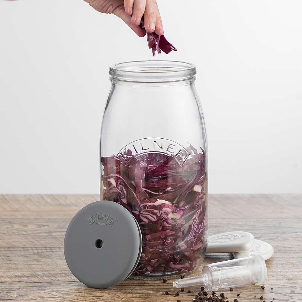 Kilner-Fermentier-Set-groß-8-331701 Fermentation set Kilner 3 litres