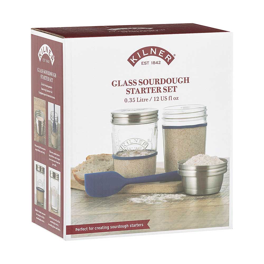 Kilner-Sauerteig-Starter-Set-4-331710 Kilner Sauerteig Starter Set 4 331710