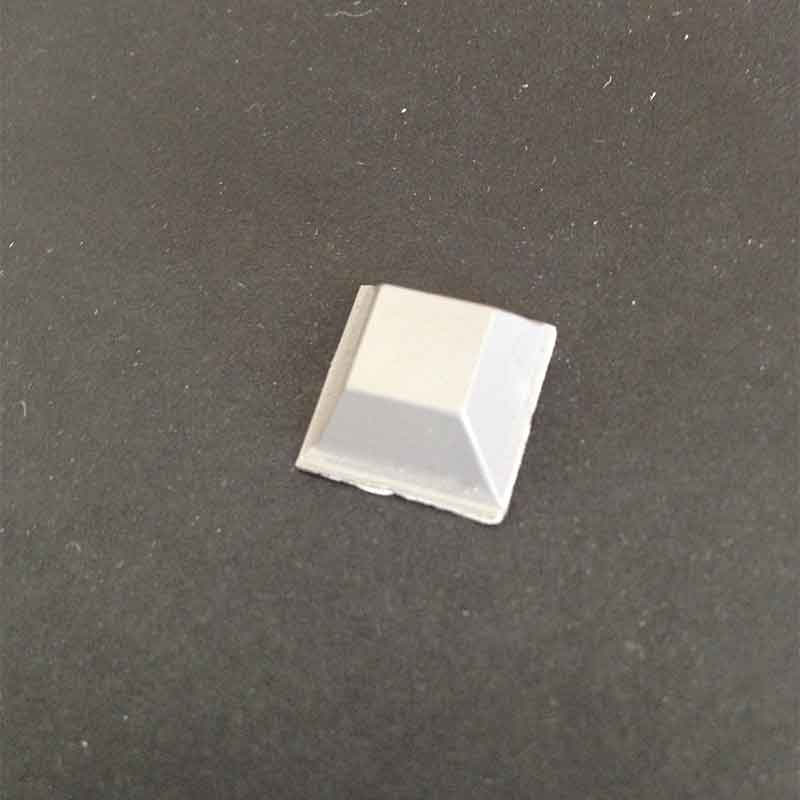 Jupiter Elastikpuffer grau 12,7×12,7×5,8