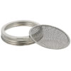 Siebeinsatz+Verschluss Eschenfelder, Edelstahlring