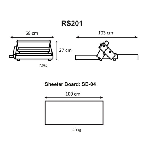 MA RS201 Teigausrollmaschine 5