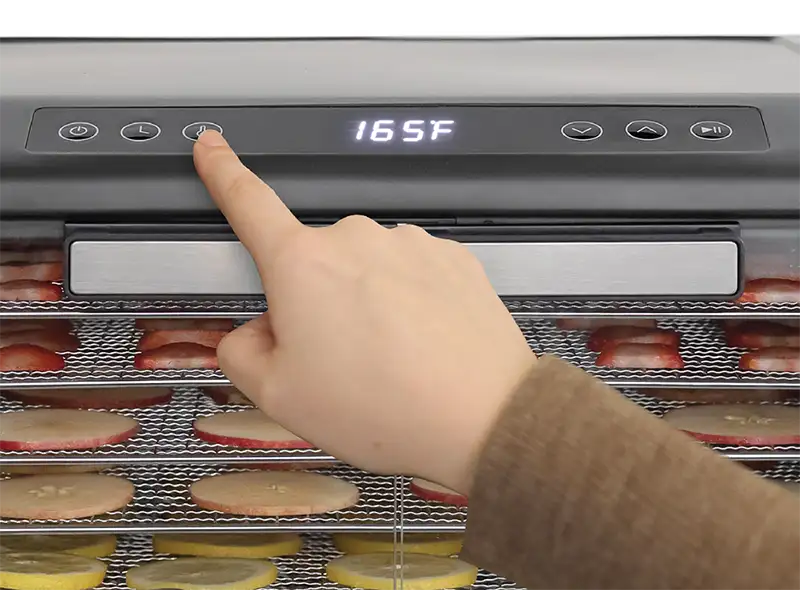 Excalibur 10 Tray Select Digital Dehydrator, in Stainless Steel 6 Excalibur EXDH10SC 4