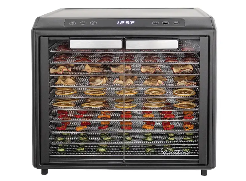 Excalibur 10 Tray Select Digital Dehydrator, in Stainless Steel 7 Excalibur EXDH10SC 5