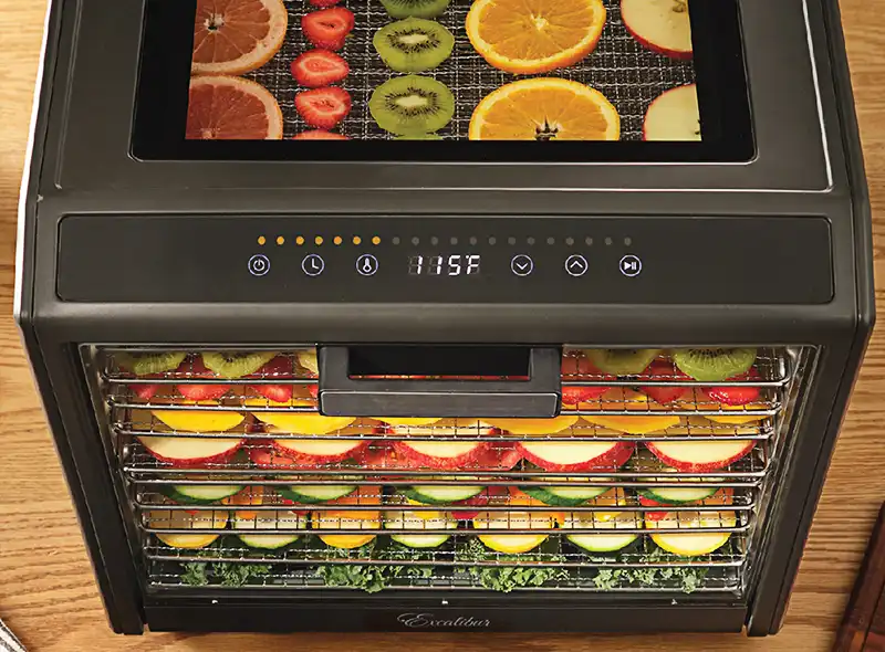 Excalibur 10 Tray Performance Digital Dehydrator, in Stainless Steel 8 Excalibur EXDH10SS 6