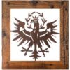 Adler groß im Altholzrahmen